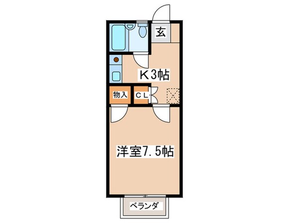 エトワ－ル玉川学園の物件間取画像